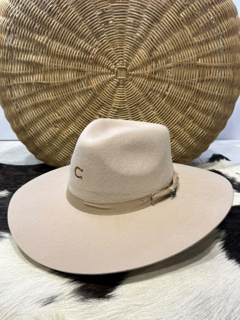 Charlie 1 Horse Highway Felt Western Hat Silverbelly (size L)